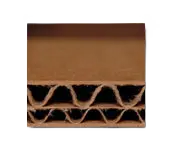 image of heavy-duty double-wall corrugated fiberboard